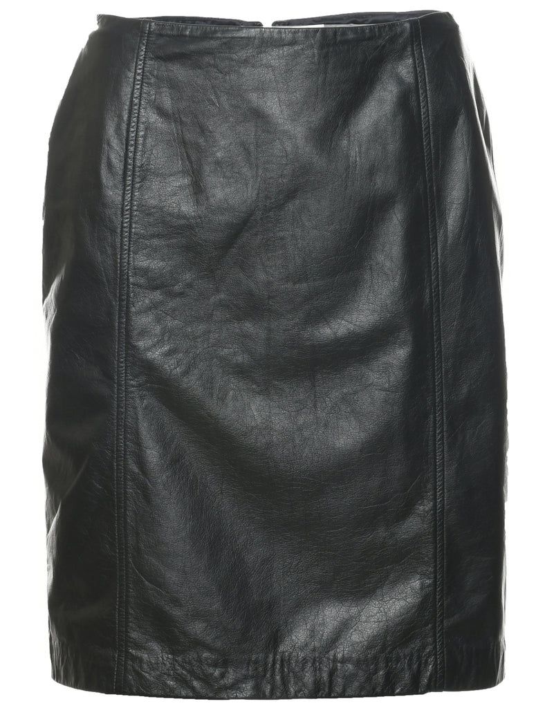 Leather Pencil Skirt - S