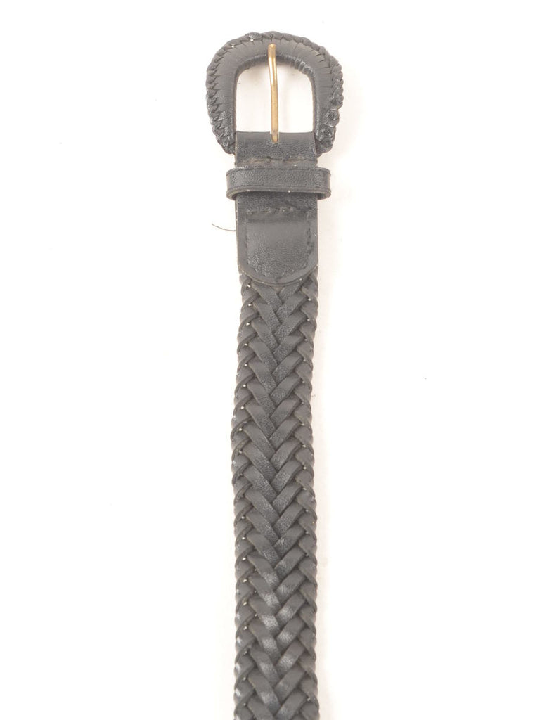 Leather Woven Belt - M