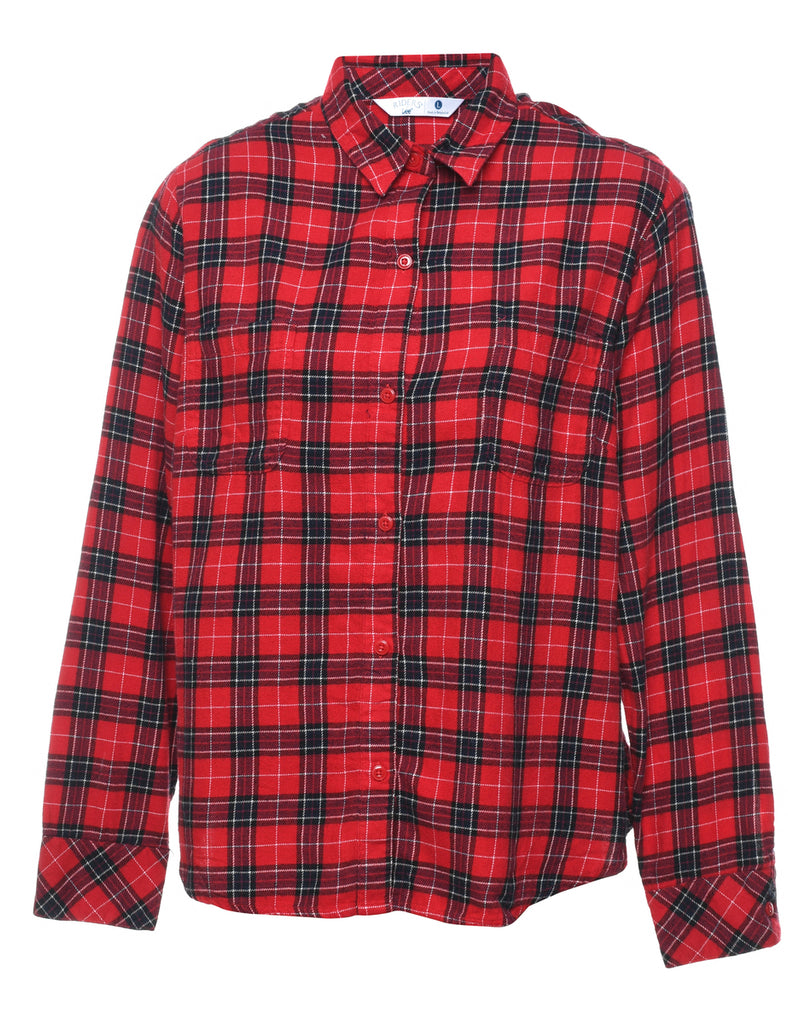 Lee Black & Red Checked Shirt - L