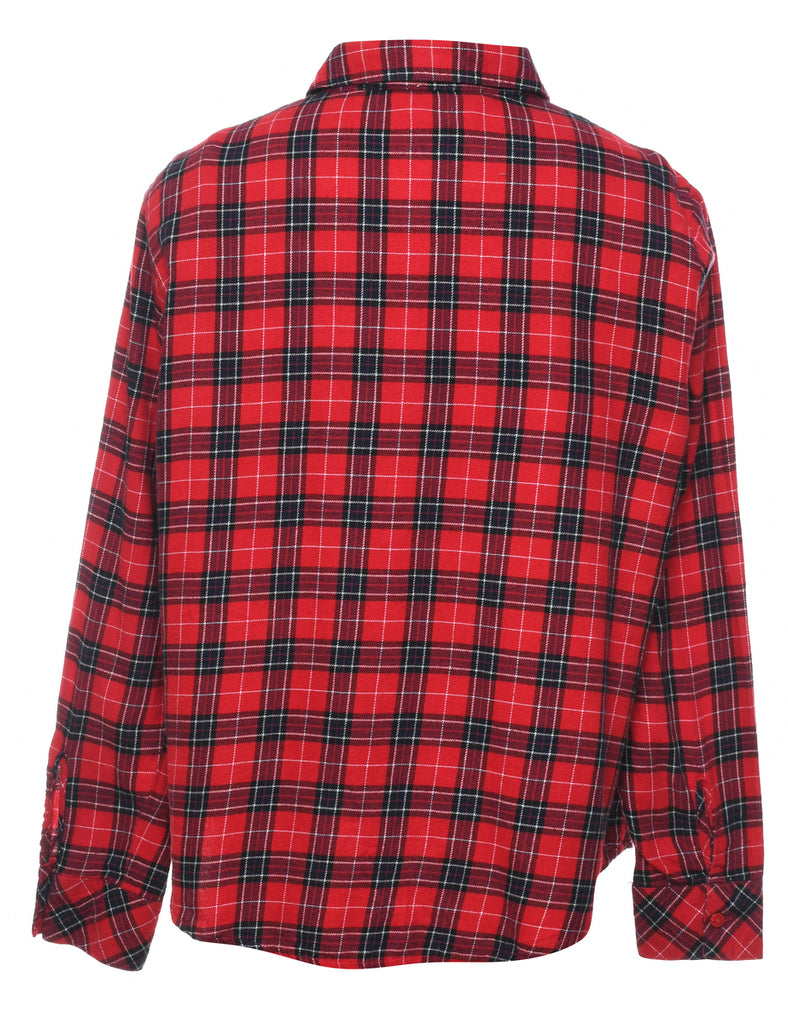 Lee Black & Red Checked Shirt - L