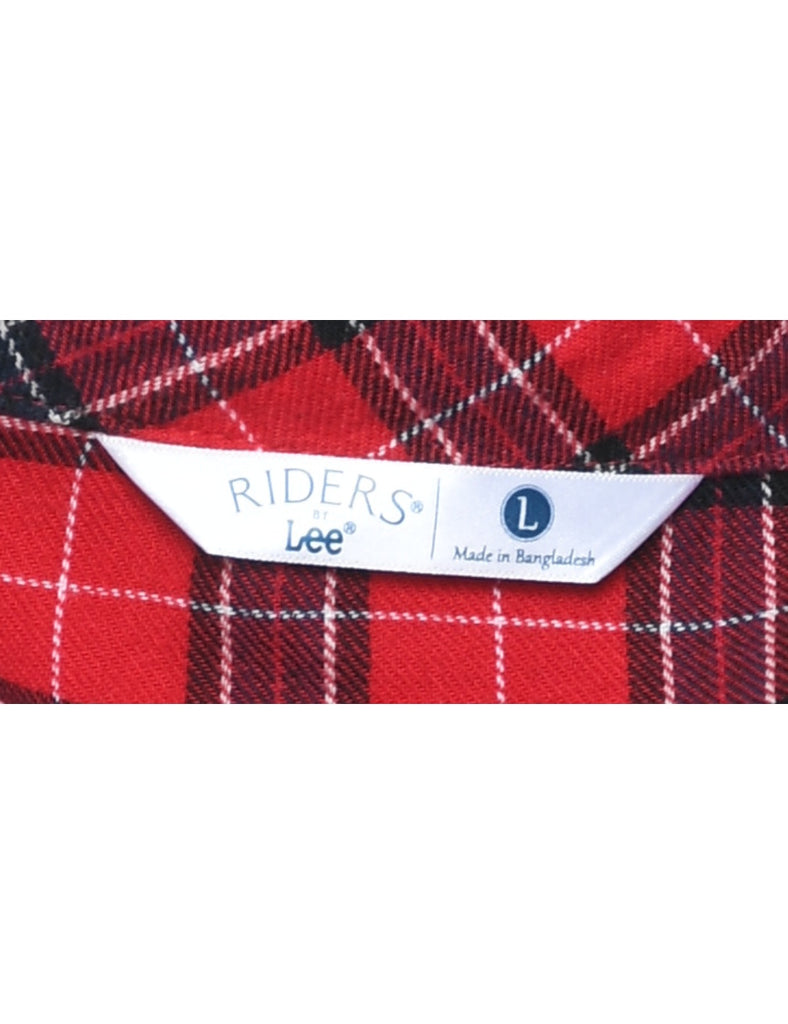 Lee Black & Red Checked Shirt - L