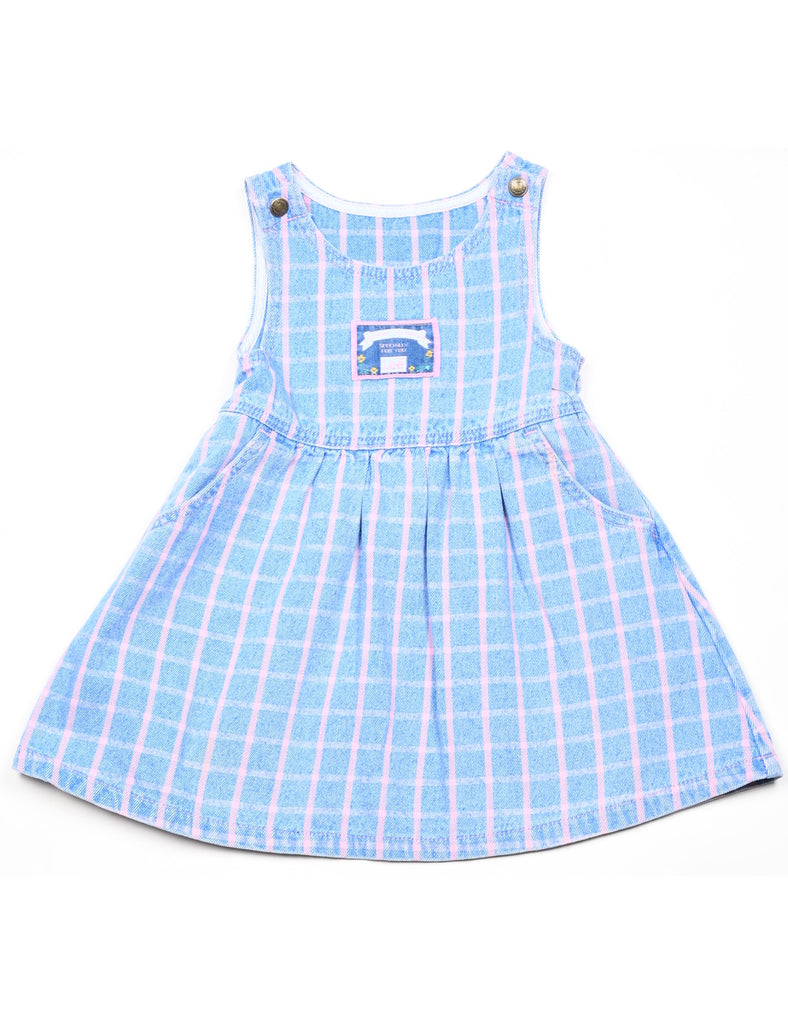 Lee Blue & Pink Checked Dresses - 4 YEARS