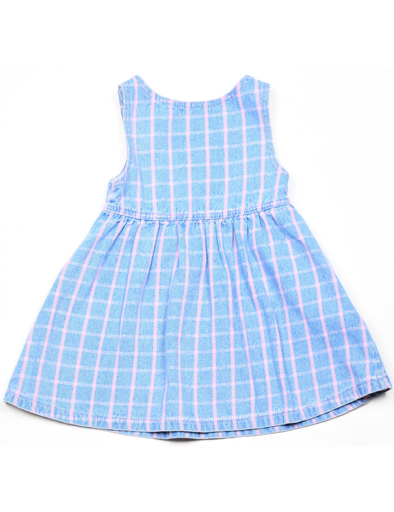 Lee Blue & Pink Checked Dresses - 4 YEARS