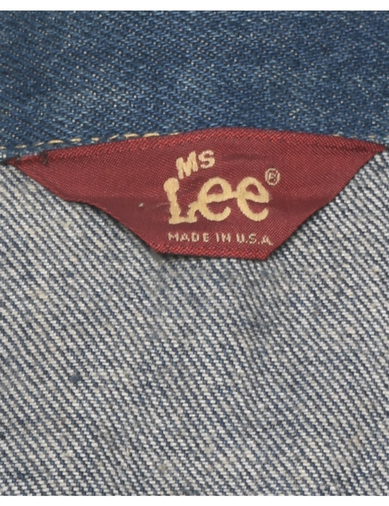 Lee Denim Jacket Vest - M