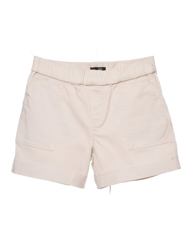 Lee Off White Denim Shorts - W32 L5