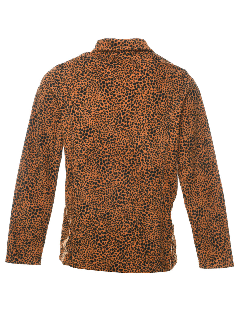 Leopard Pattern Fleece - S