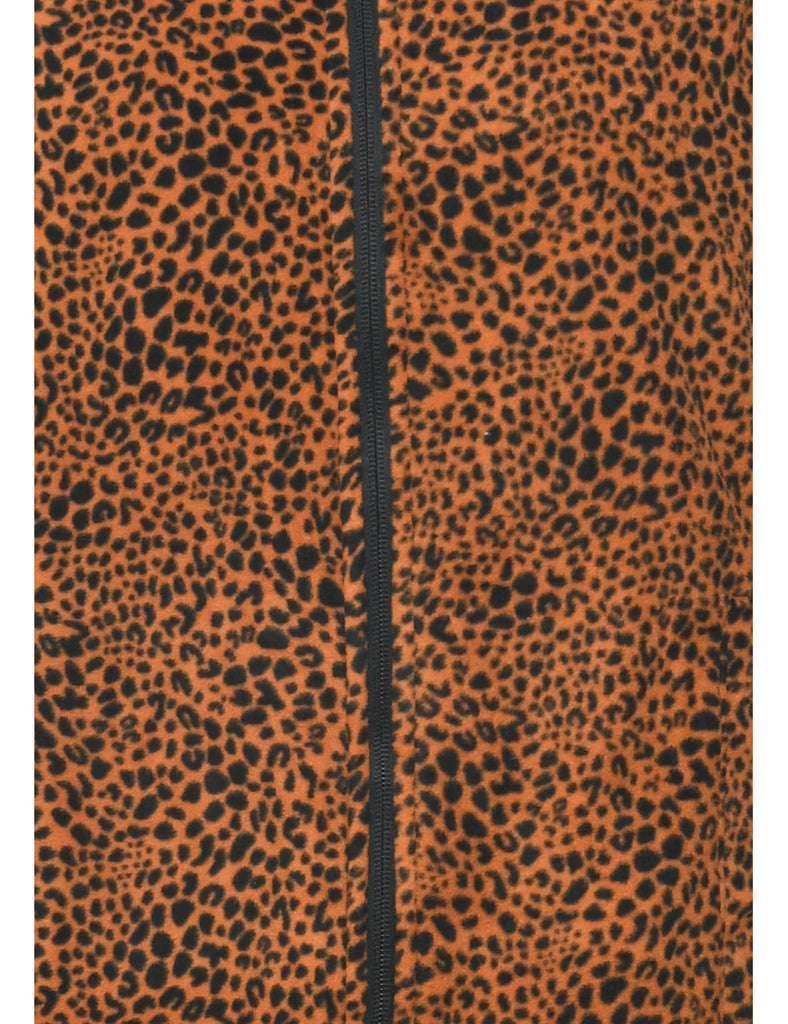 Leopard Pattern Fleece - S