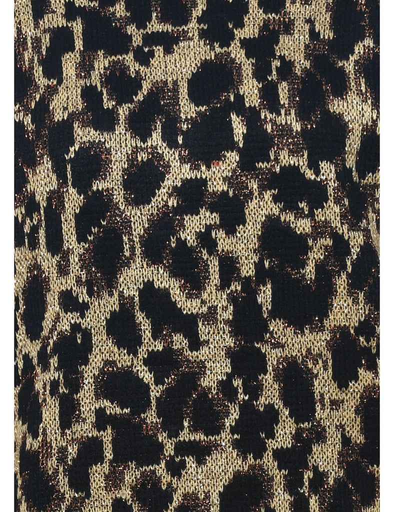 Leopard Print Jumper - XL