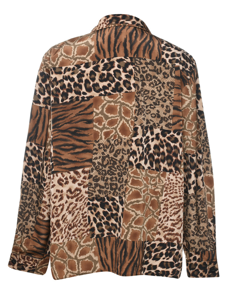 Leopard Print Shirt - XL