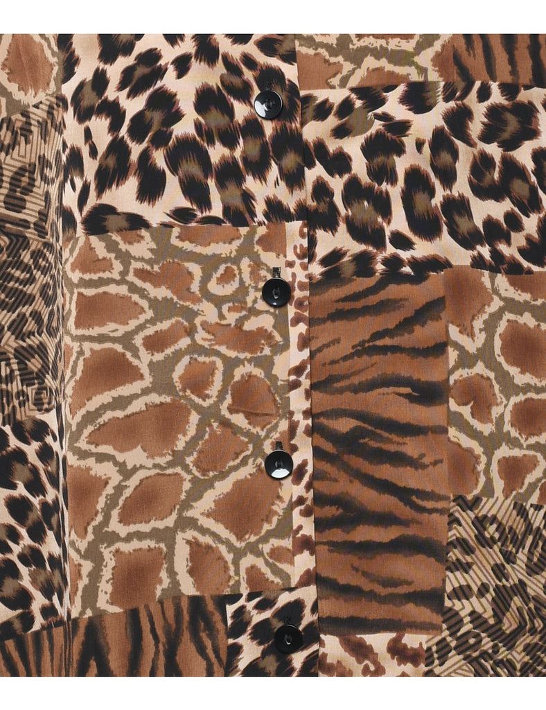 Leopard Print Shirt - XL