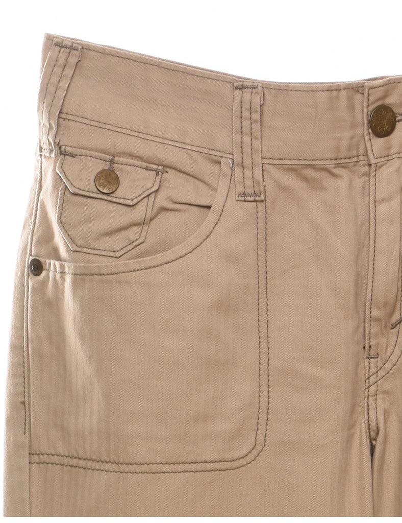 Levi's Beige Straight-Leg Trousers - W35 L34