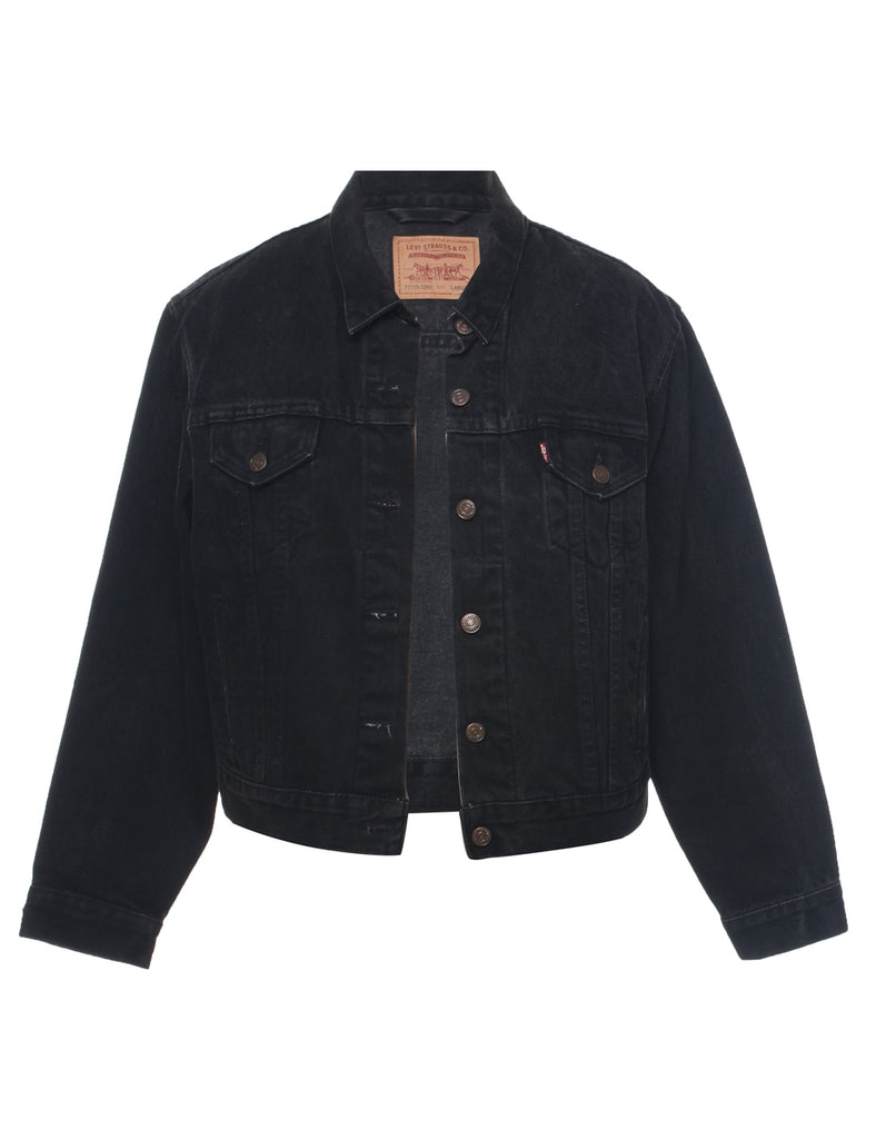 Levi's Black Denim Jacket - L