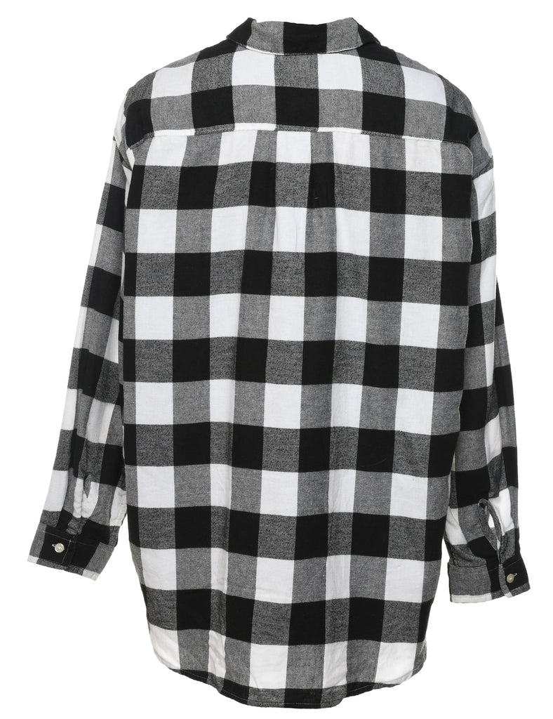 Levi's Black & White 1990s Checked Shirt - L