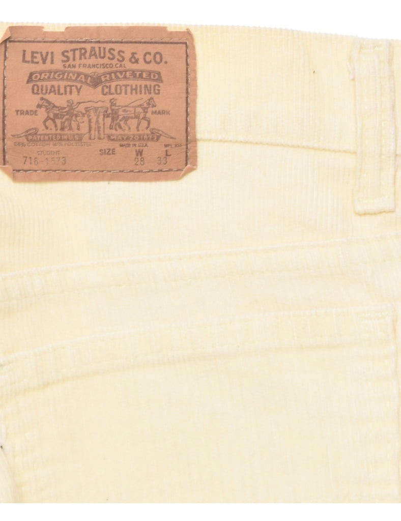 Levi's Corduroy Fabric Trousers - W26 L31