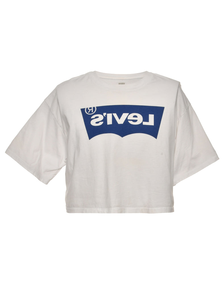 Levi's Cropped Printed T-shirt - M