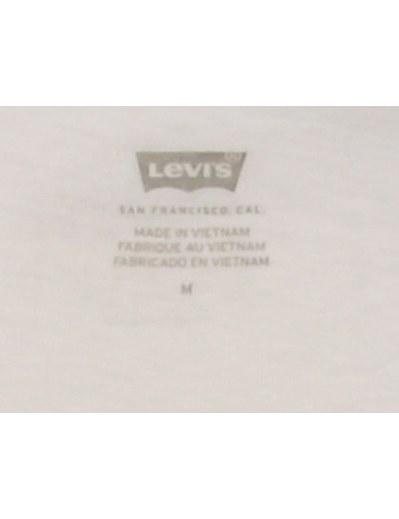 Levi's Cropped Printed T-shirt - M