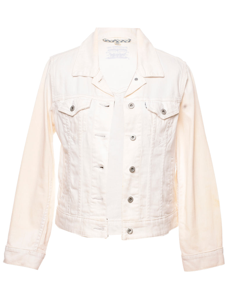 Levi's Denim Off-White Denim Jacket - M