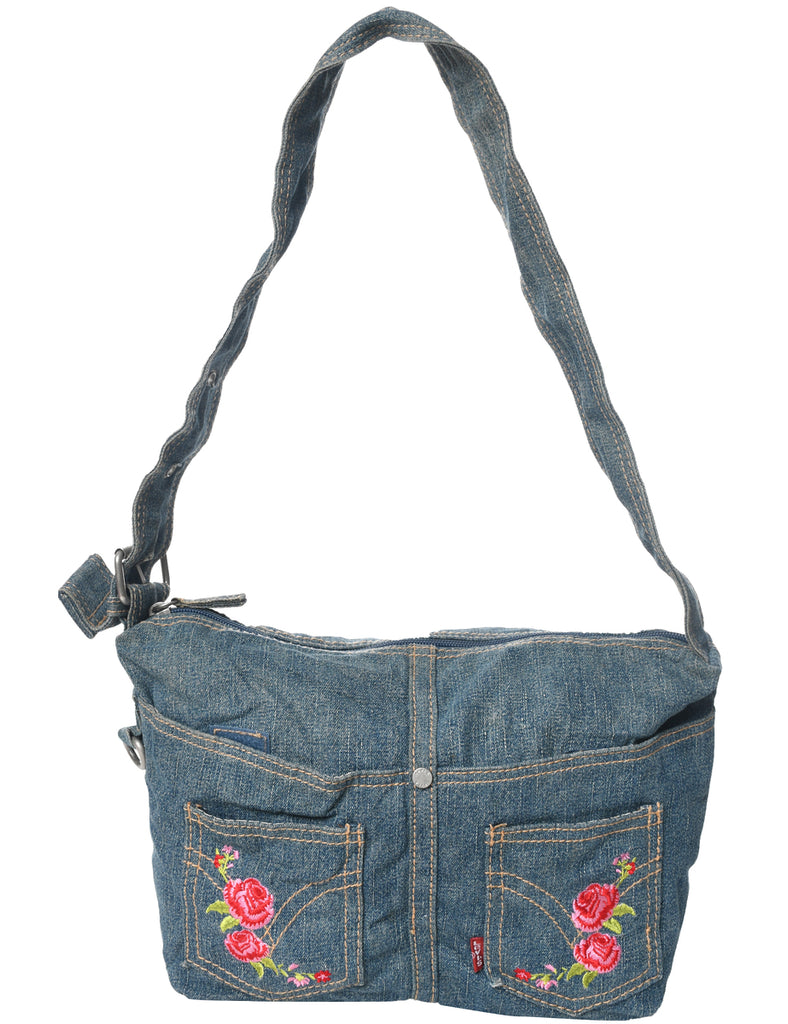 Levi's Embroidered Denim Handbag - M