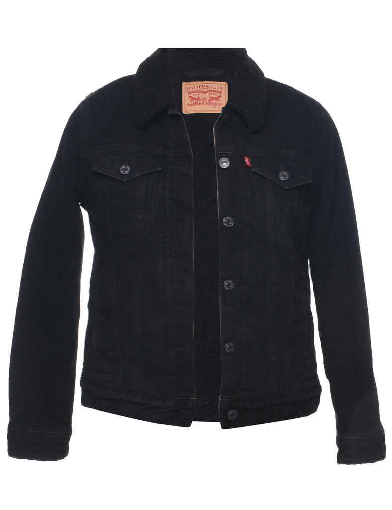 Levi's Shearling Denim Jacket - S