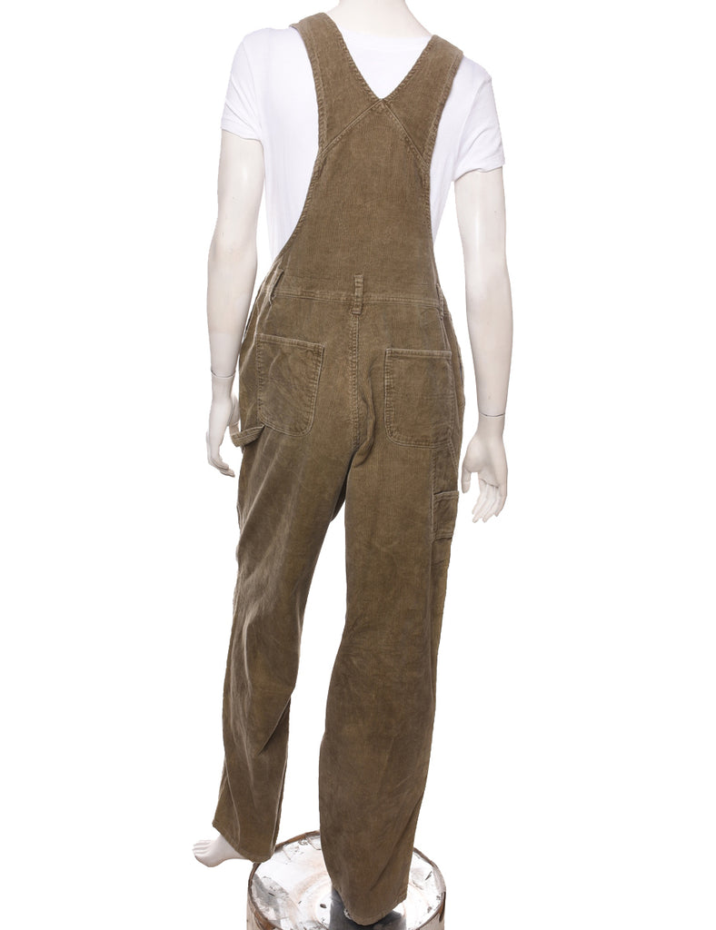 Light Brown Classic Corduroy Dungarees - W40 L32