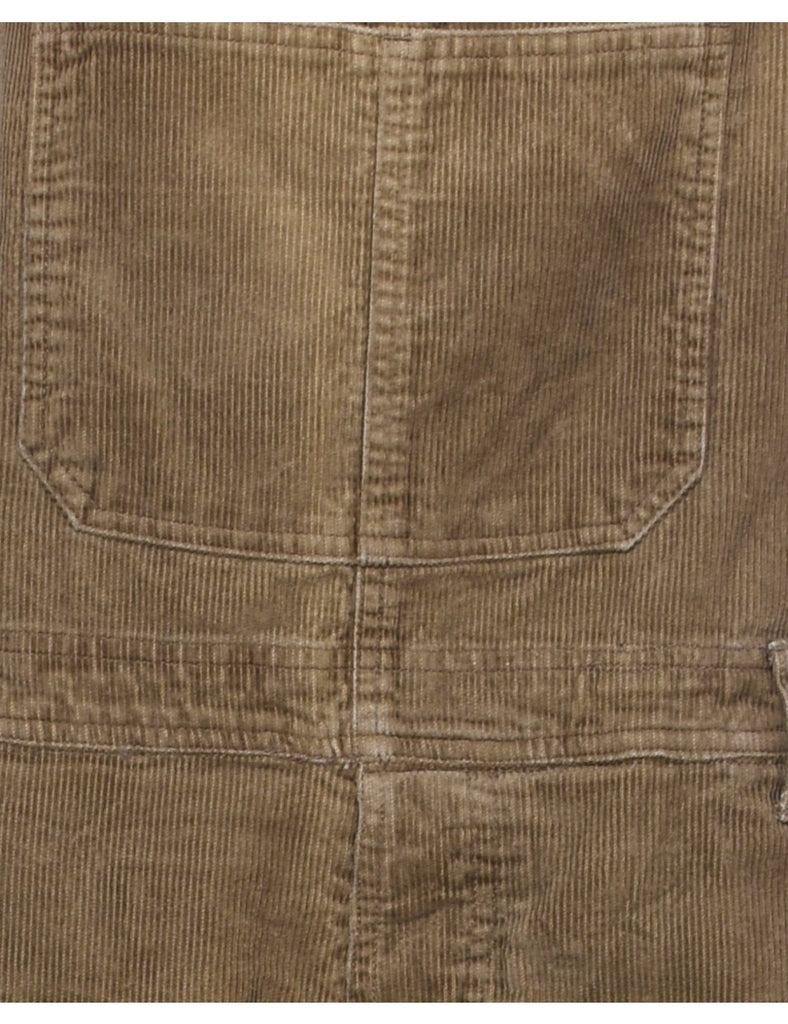 Light Brown Classic Corduroy Dungarees - W40 L32