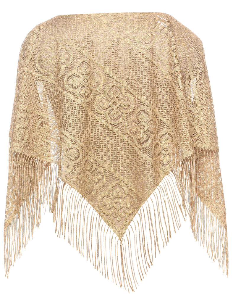 Light Brown Poncho - L