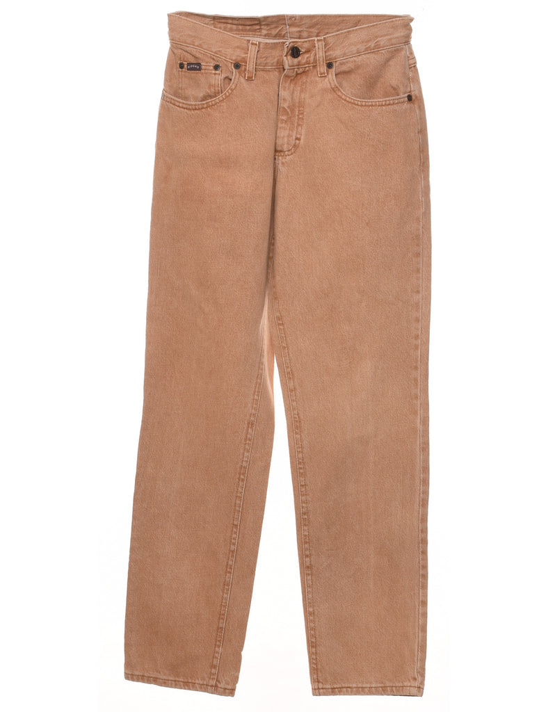 Light Brown Straight-Fit Jeans - W26 L30