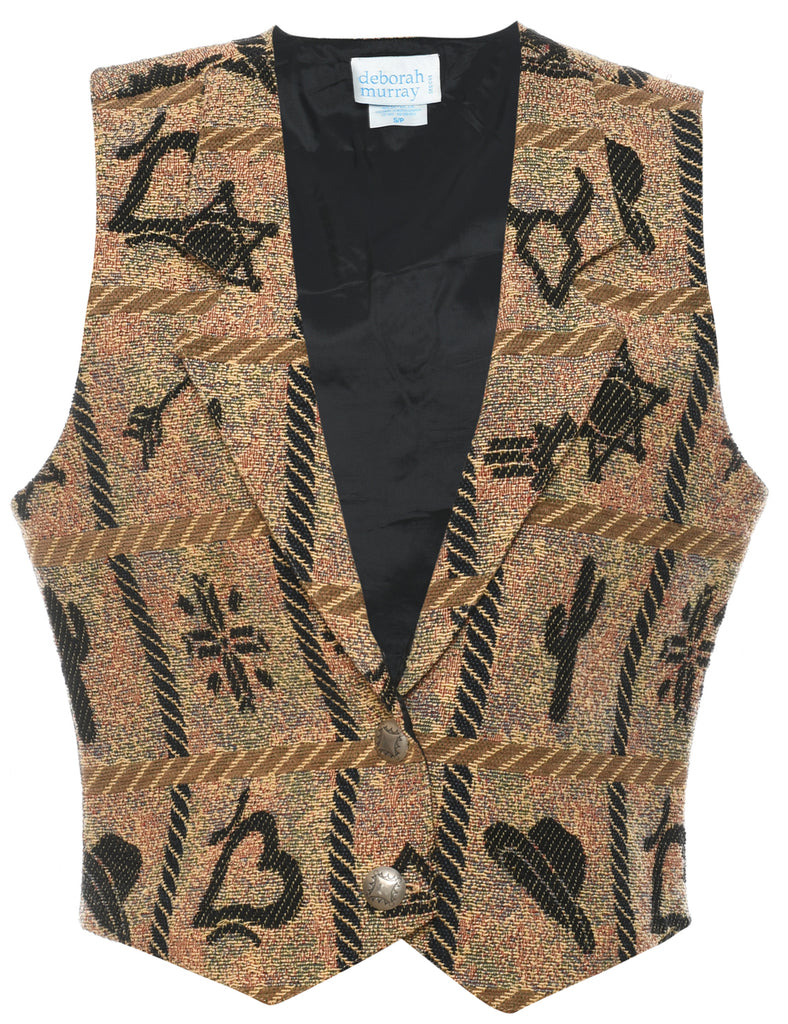 Light Brown Waistcoat - S