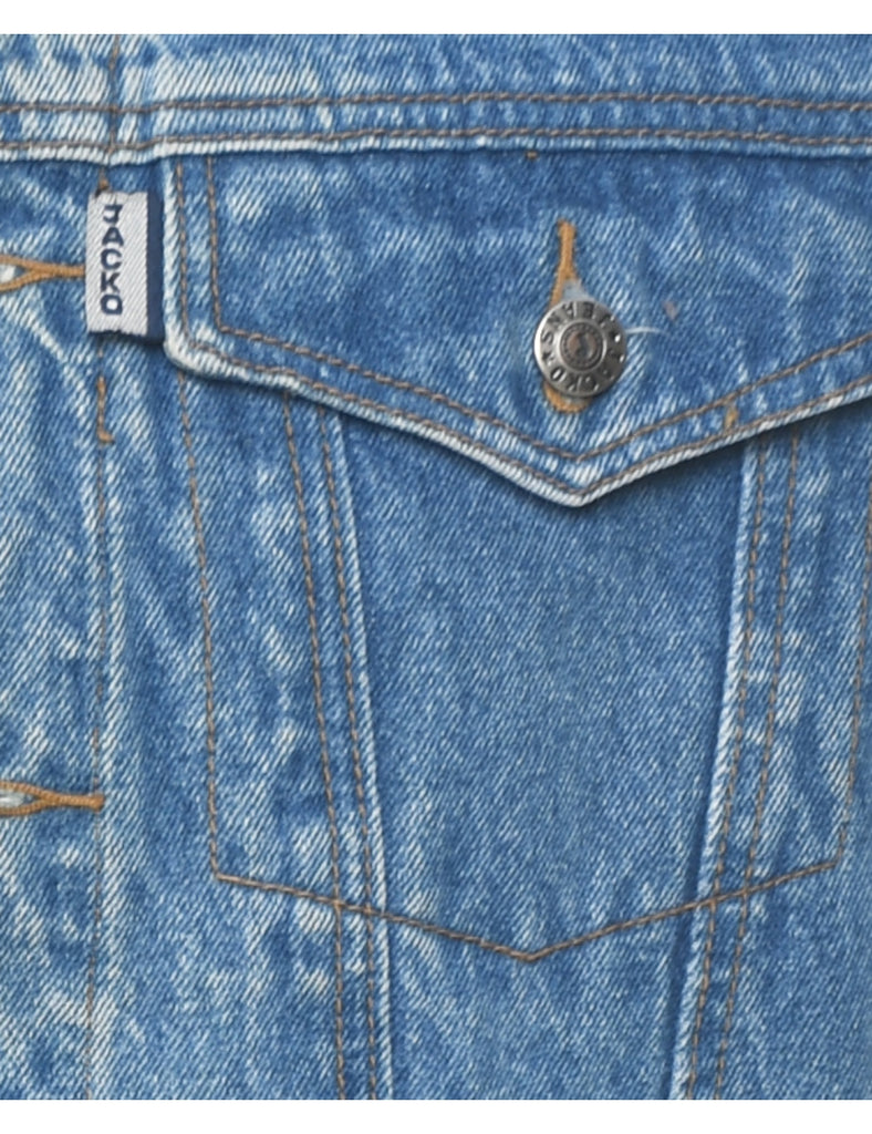 Light Wash 1990s Denim Vest - L