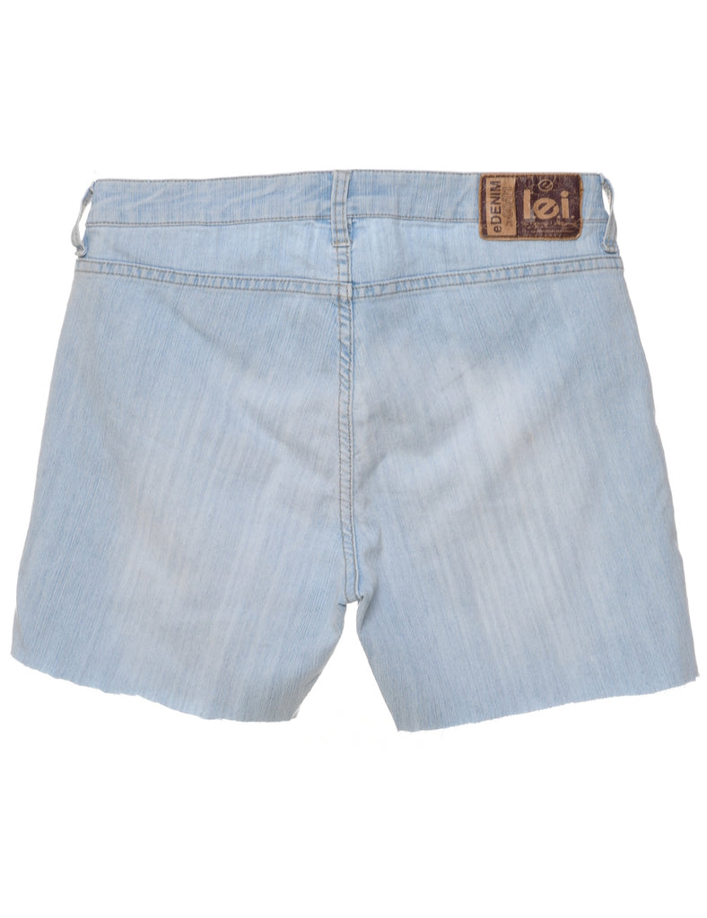 Light Wash Cut-off Denim Shorts - W30 L6