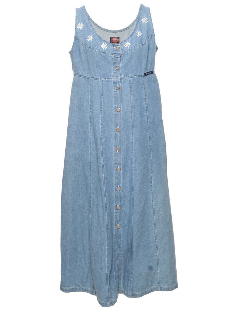 Light Wash Denim Dress - M