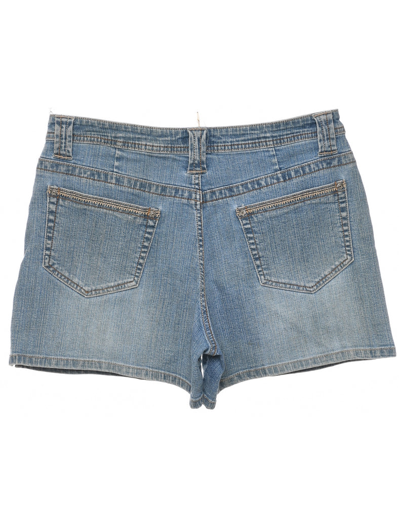 Light Wash Denim Shorts - W32 L4