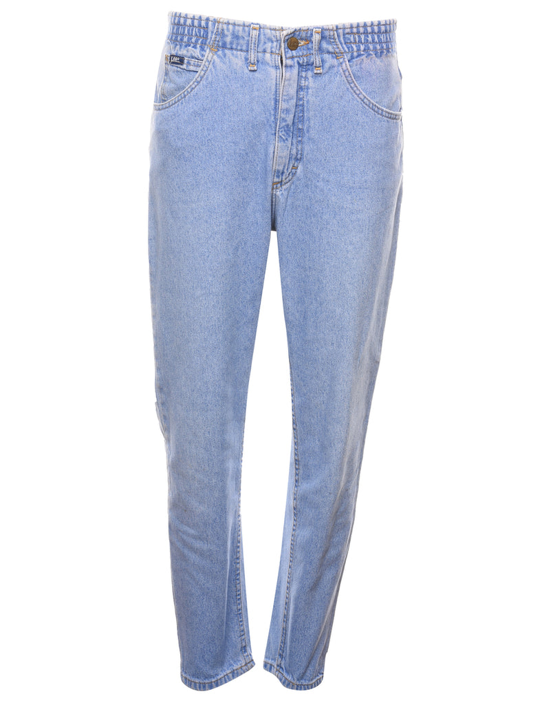 Light Wash Lee Elasticated Jeans - W26 L29