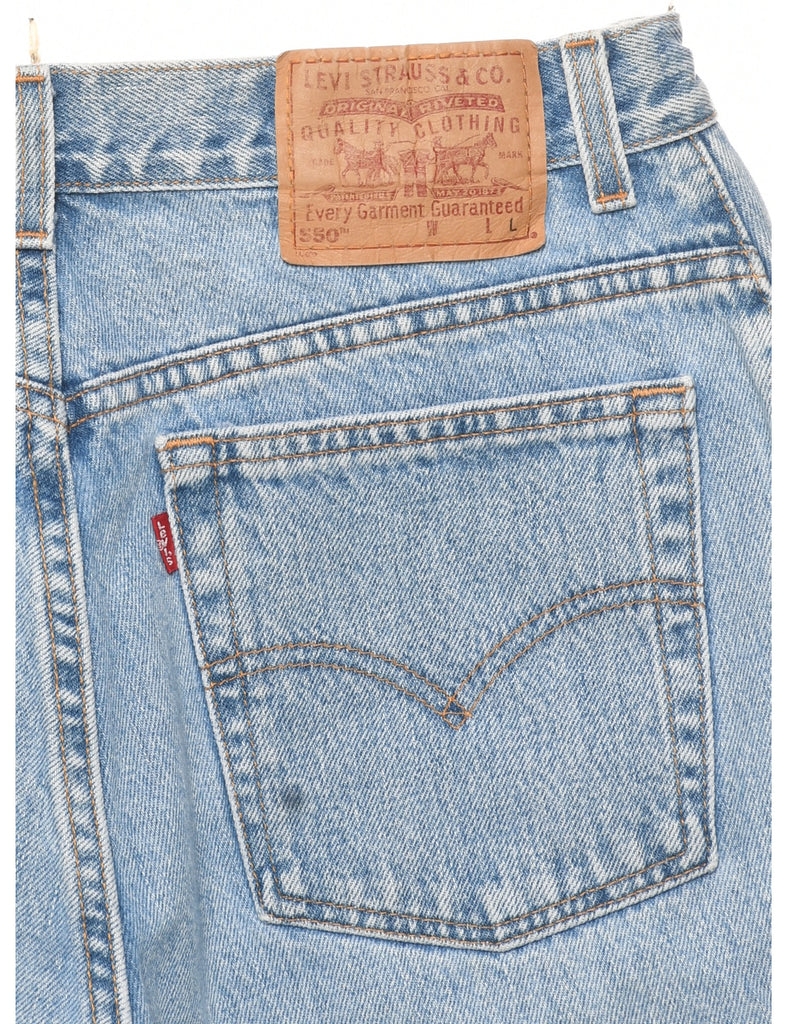 Light Wash Levi's 550's Fit Jeans - W32 L29