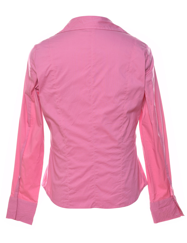 Long Sleeved Pink Blouse - S