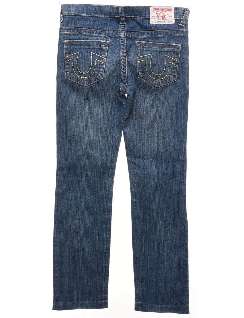 Low Rise True Religion Straight Fit Jeans - W30 L29