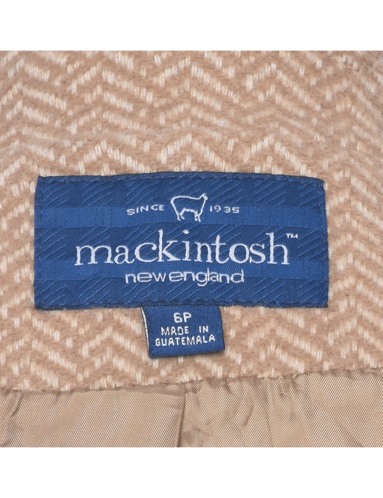 Mackintosh Wool Coat - L