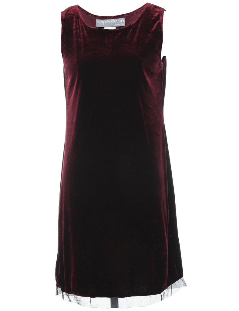 Maroon Evening Dress - S