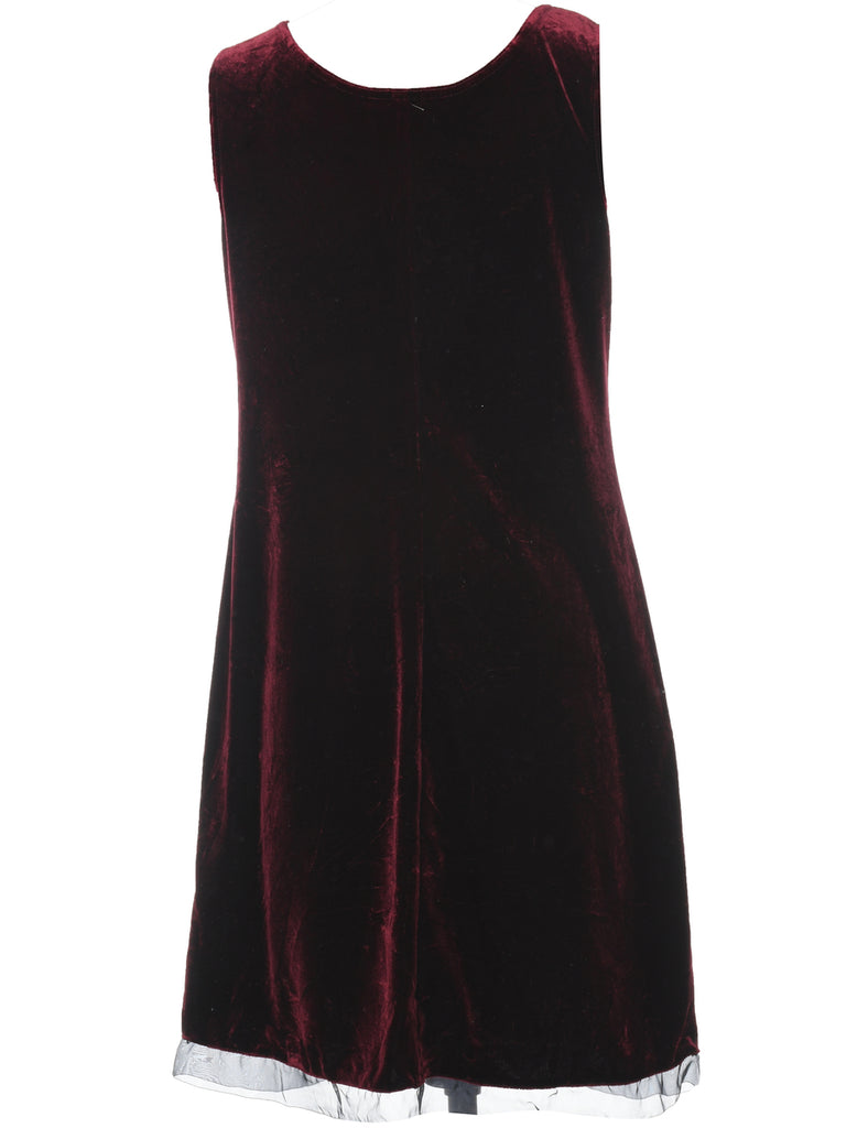 Maroon Evening Dress - S