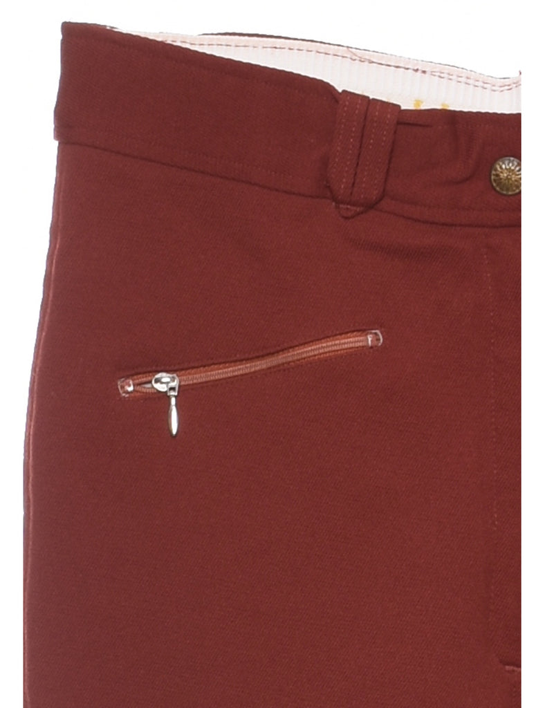 Maroon Jodhpur Trousers - W28 L25