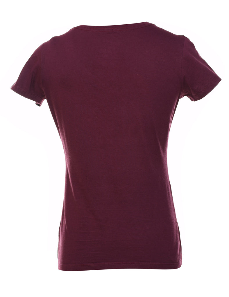 Maroon Nike T-Shirt - S