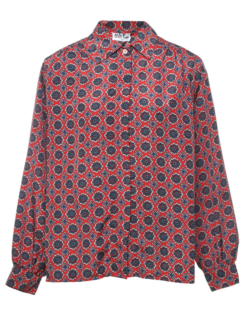 Medallion Print Blouse - XL