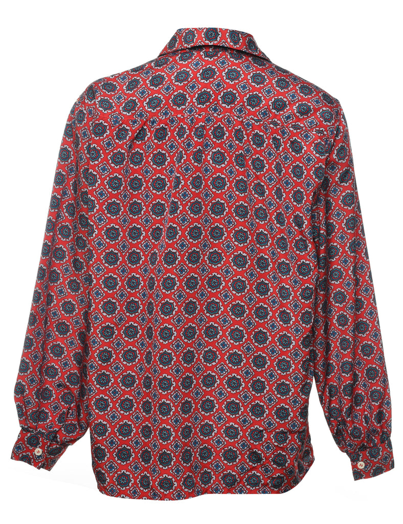 Medallion Print Blouse - XL