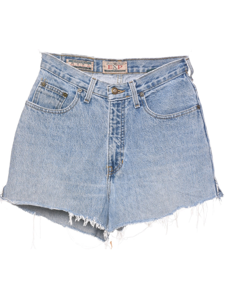 Medium Wash Cut-off Denim Shorts - W27 L2