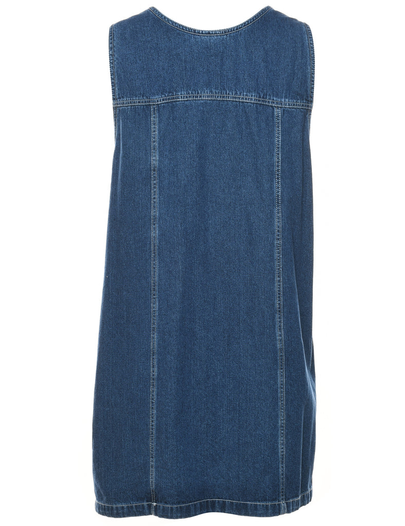 Medium Wash Denim Dress - XL