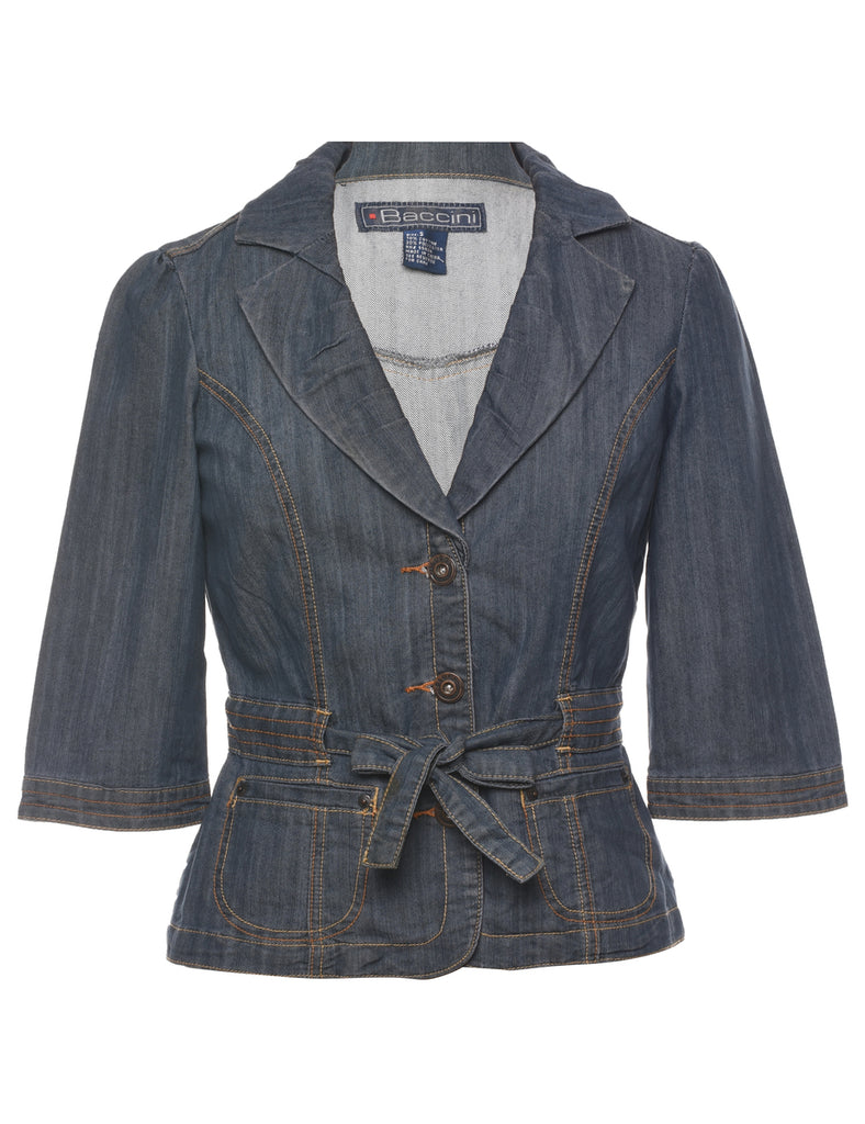 Medium Wash Denim Jacket - S