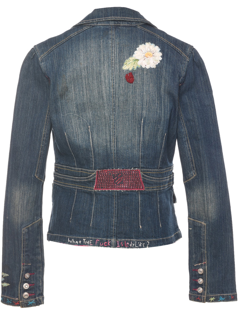 Medium Wash Denim Jacket - S