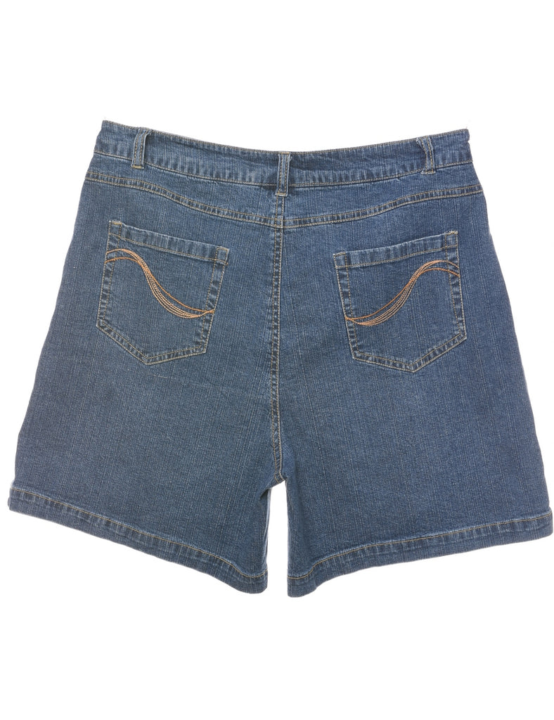 Medium Wash Denim Shorts - W33 L6