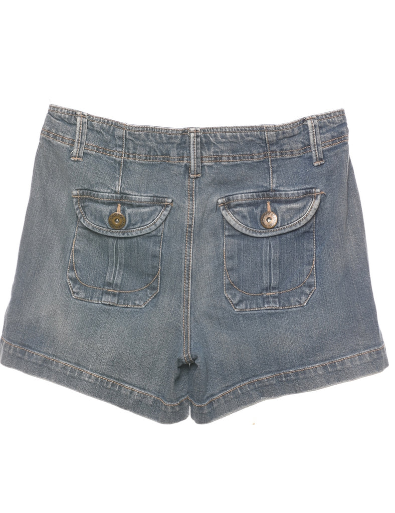 Medium Wash Denim Shorts - W32 L4