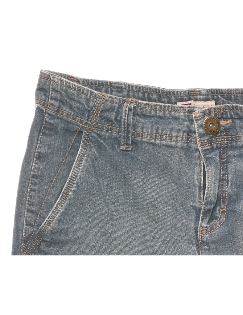 Medium Wash Denim Shorts - W32 L4